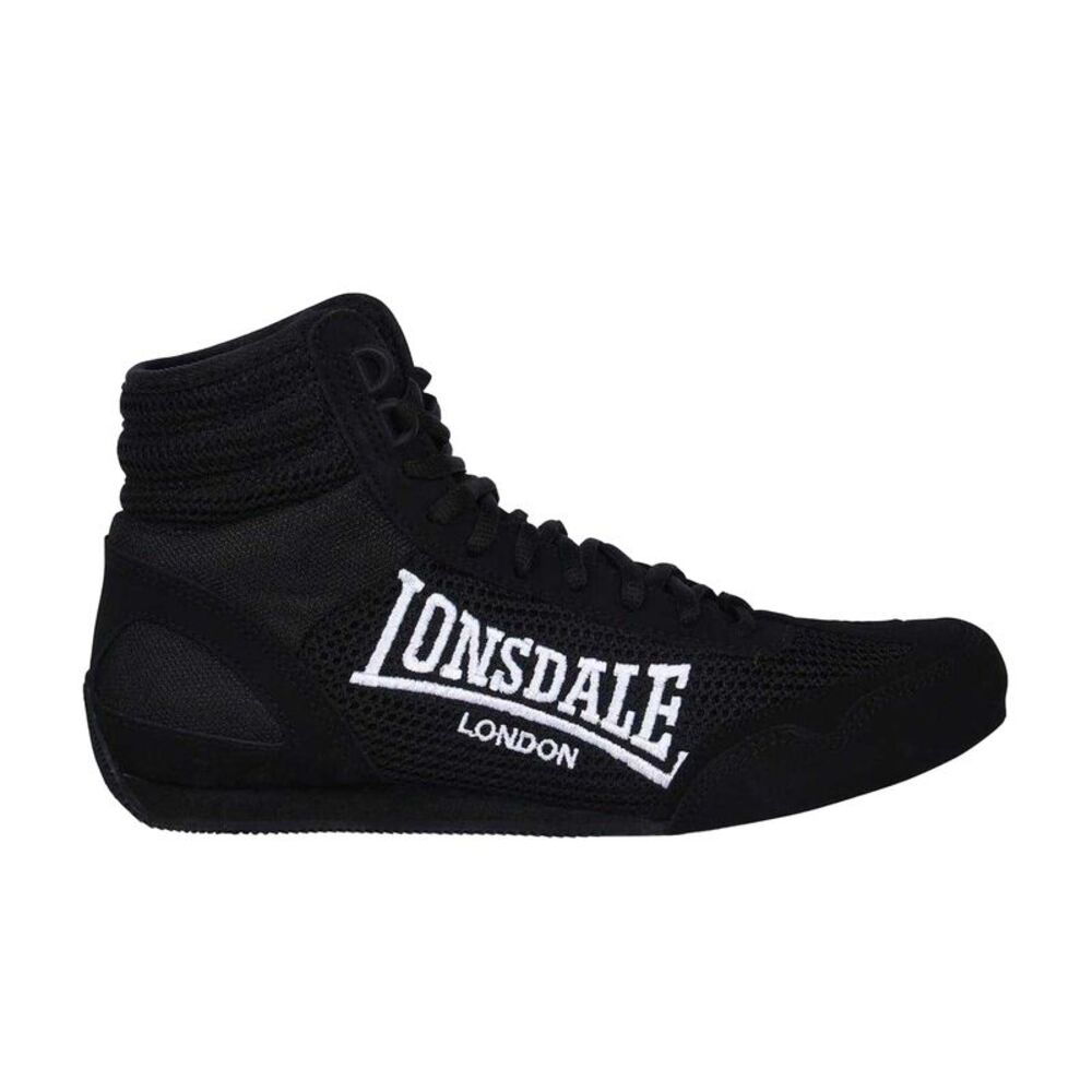 Lonsdale Childrens/Kids Contender Boxing Boots / Black
